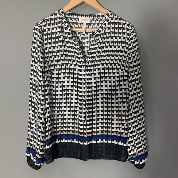 Laundry Shelli Segal Button Front Tunic size 6 - Picture 1 of 11